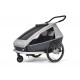 Croozer Kid Keeke 2 Stone grey przyczepka rowerowa